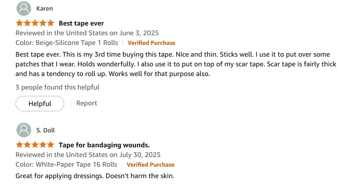 Hypoallergenic Surgical Tape