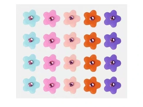 Flowers set with diamonds Acne patch Flowers set with diamonds Acne patch