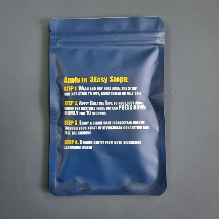 private label nasal strips packaging