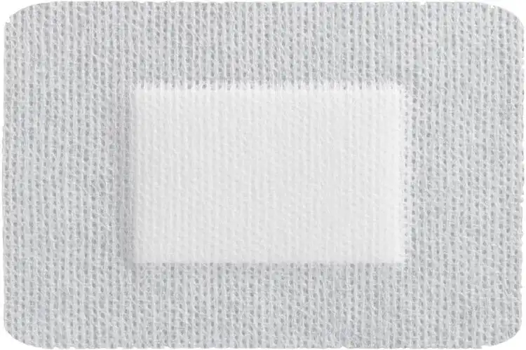 How do non‑woven dressings compare to woven gauze for postoperative wounds?
